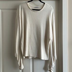Zara Textured Knit Top